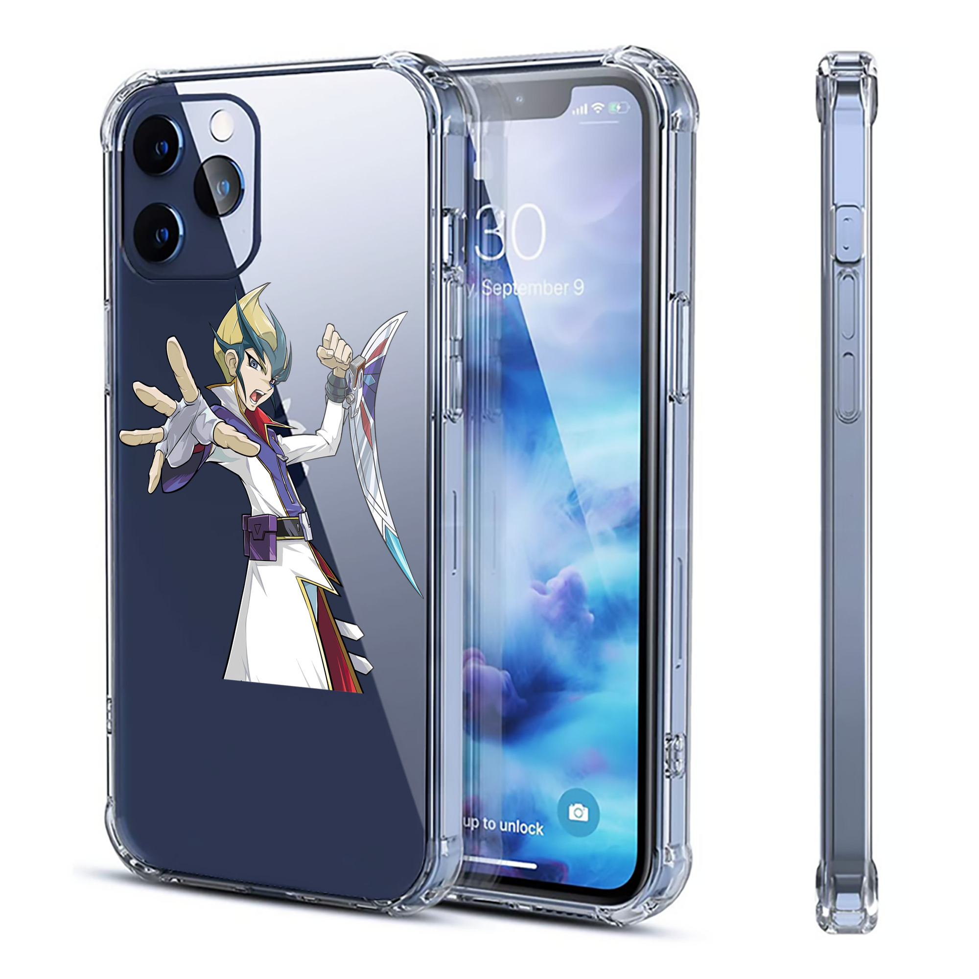 （画像用） 遊☆戯☆王 Yu-Gi-Oh! 【iPhone 12シリーズ対応】透明スマホケース（クリアソフトケース）